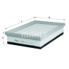 Filtro de ar MAHLE ORIGINAL LX 2060