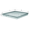 Filtro de ar MAHLE ORIGINAL LX 2065/1