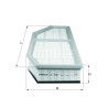 Filtro de ar MAHLE ORIGINAL LX 2067