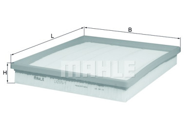 Filtro de ar MAHLE ORIGINAL LX 2076/1
