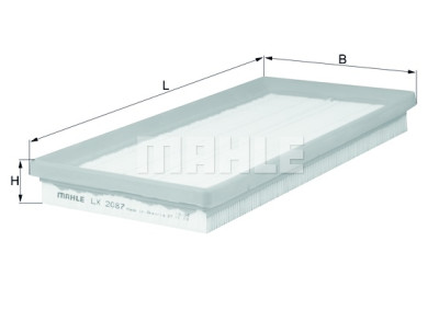 Filtro de ar MAHLE ORIGINAL LX 2087