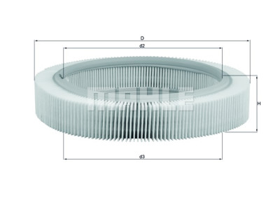 Filtro de ar MAHLE ORIGINAL LX 209