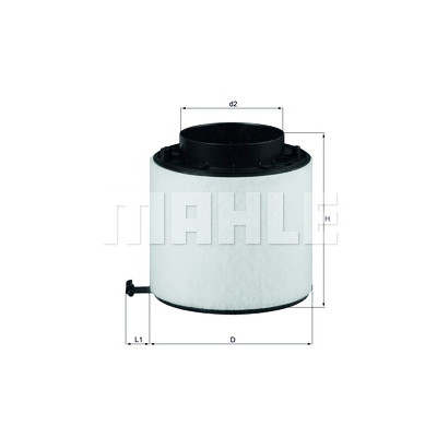 Filtro de ar MAHLE ORIGINAL LX 2092D