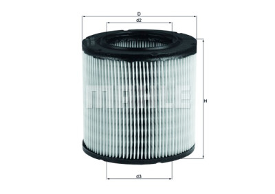 Filtro de ar MAHLE ORIGINAL LX 249