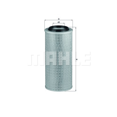 Filtro de ar MAHLE ORIGINAL LX 2635