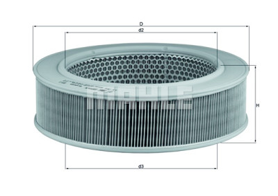 Filtro de ar MAHLE ORIGINAL LX 264