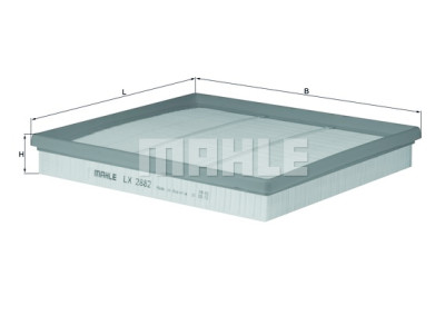 Filtro de ar MAHLE ORIGINAL LX 2882