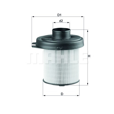 Filtro de ar MAHLE ORIGINAL LX 291