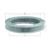 Filtro de ar MAHLE ORIGINAL LX 294