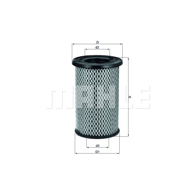 Filtro de ar MAHLE ORIGINAL LX 2968