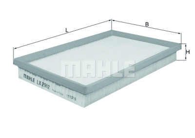 Filtro de ar MAHLE ORIGINAL LX 2992