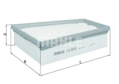 Filtro de ar MAHLE ORIGINAL LX 3014
