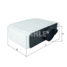 Filtro de ar MAHLE ORIGINAL LX 3233/6