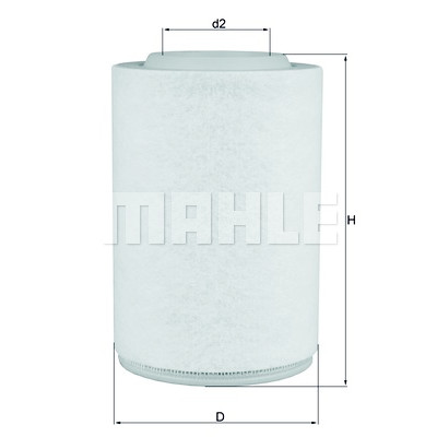 Filtro de ar MAHLE ORIGINAL LX 3286