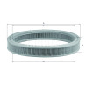 Filtro de ar MAHLE ORIGINAL LX 332