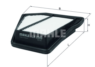 Filtro de ar MAHLE ORIGINAL LX 3349