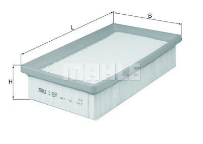 Filtro de ar MAHLE ORIGINAL LX 3597