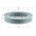 Filtro de ar MAHLE ORIGINAL LX 386