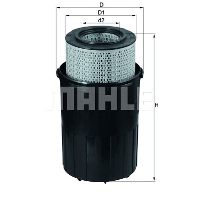 Filtro de ar MAHLE ORIGINAL LX 388