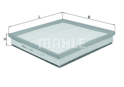 Filtro de ar MAHLE ORIGINAL LX 3888