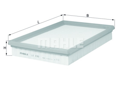 Filtro de ar MAHLE ORIGINAL LX 430