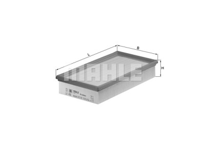 Filtro de ar MAHLE ORIGINAL LX 438