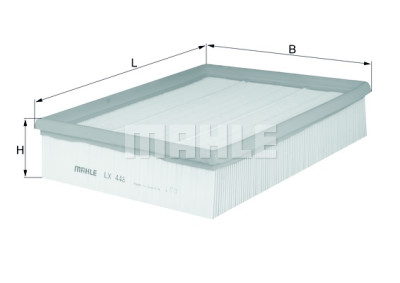 Filtro de ar MAHLE ORIGINAL LX 448