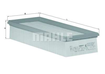 Filtro de ar MAHLE ORIGINAL LX 477