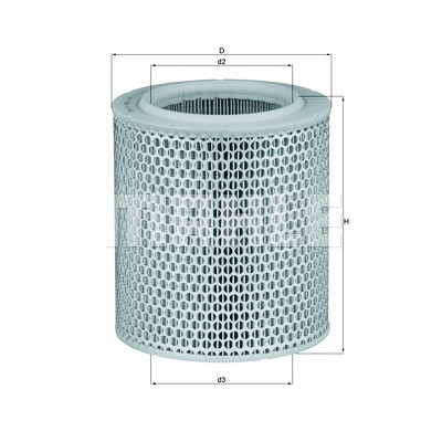 Filtro de ar MAHLE ORIGINAL LX 478/1