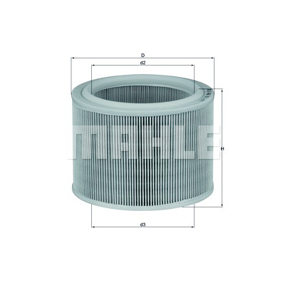 Filtro de ar MAHLE ORIGINAL LX 486