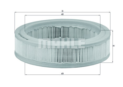 Filtro de ar MAHLE ORIGINAL LX 487