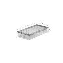Filtro de ar MAHLE ORIGINAL LX 494