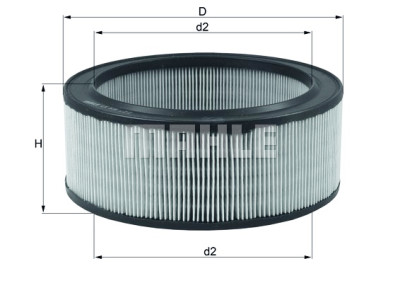 Filtro de ar MAHLE ORIGINAL LX 516