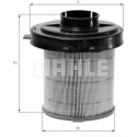 Filtro de ar MAHLE ORIGINAL LX 520