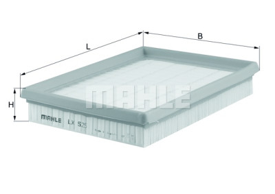 Filtro de ar MAHLE ORIGINAL LX 525
