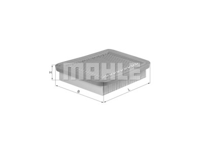 Filtro de ar MAHLE ORIGINAL LX 543
