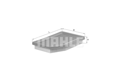 Filtro de ar MAHLE ORIGINAL LX 546