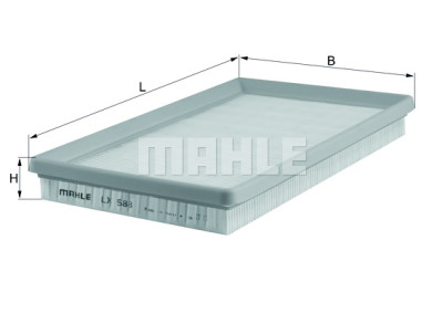 Filtro de ar MAHLE ORIGINAL LX 588