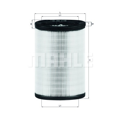 Filtro de ar MAHLE ORIGINAL LX 597