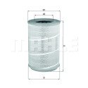 Filtro de ar MAHLE ORIGINAL LX 604/1