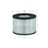 Filtro de ar MAHLE ORIGINAL LX 606