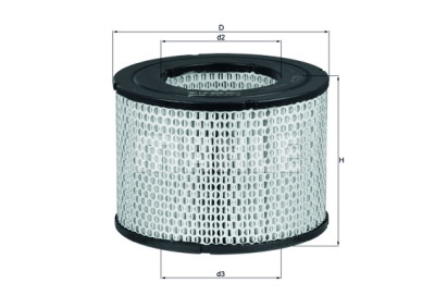 Filtro de ar MAHLE ORIGINAL LX 606