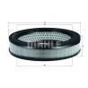 Filtro de ar MAHLE ORIGINAL LX 67