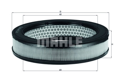 Filtro de ar MAHLE ORIGINAL LX 67