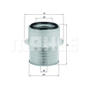 Filtro de ar MAHLE ORIGINAL LX 673
