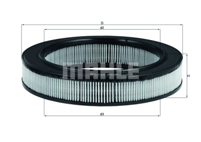 Filtro de ar MAHLE ORIGINAL LX 69