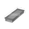 Filtro de ar MAHLE ORIGINAL LX 704/1