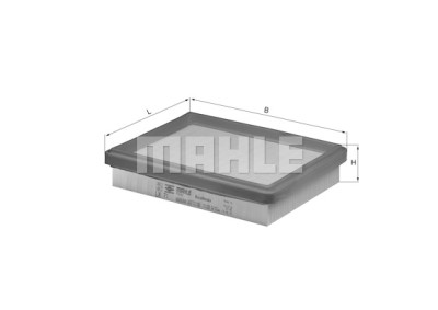 Filtro de ar MAHLE ORIGINAL LX 71