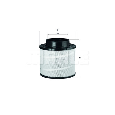 Filtro de ar MAHLE ORIGINAL LX 741