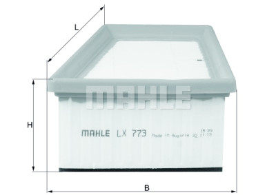 Filtro de ar MAHLE ORIGINAL LX 773